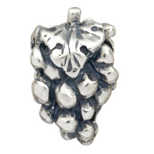 BEBV053 Звено TEDORA "ВИНОГРАД", серебро 925°, масса серебра 3,1 г, масса изделия 3,1 г