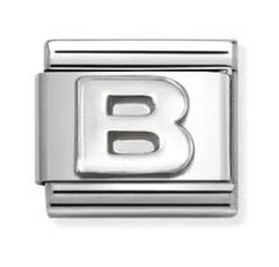 Nm 330113/02 Звено CLASSIC символ "B" сталь/серебро 925°